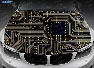 Trabajo de soldadura y micro-electrónica automotriz